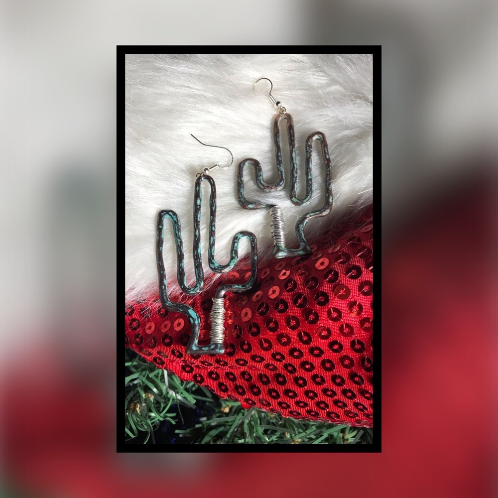 Cactus Style Earrings by Pieces of Me